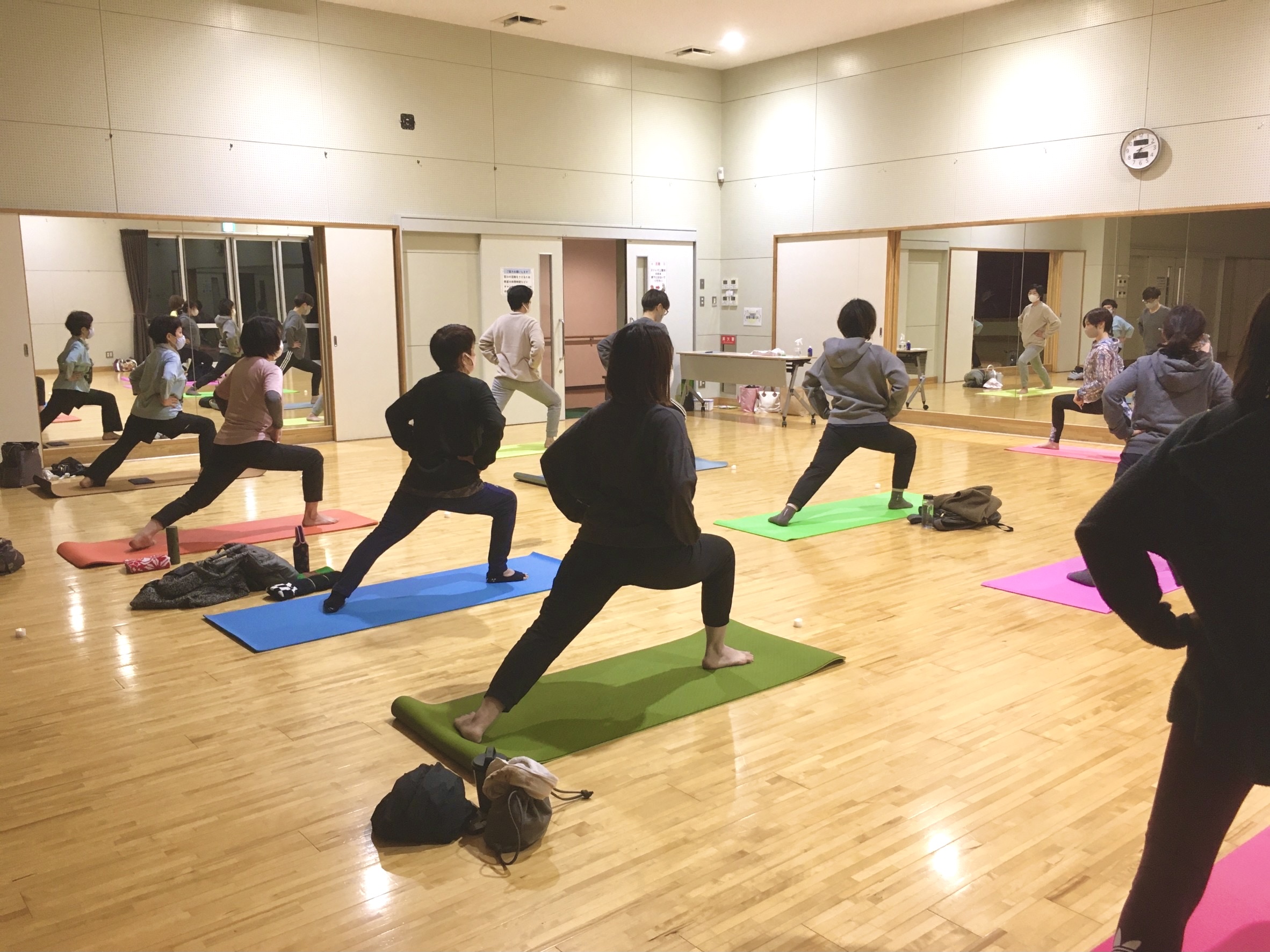 出張ピラティスの様子